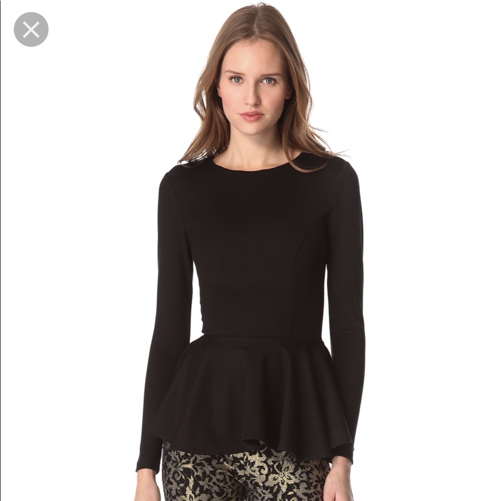 Torn By Ronny Kobo Peplum Top